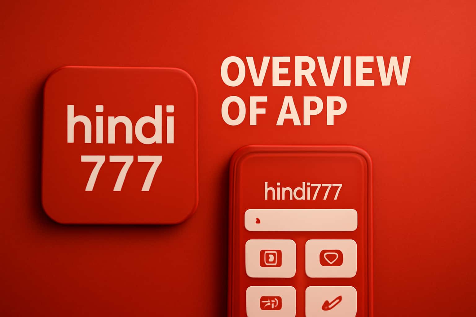 Informational scene depicting the Hindi777 app overview with relevant details.