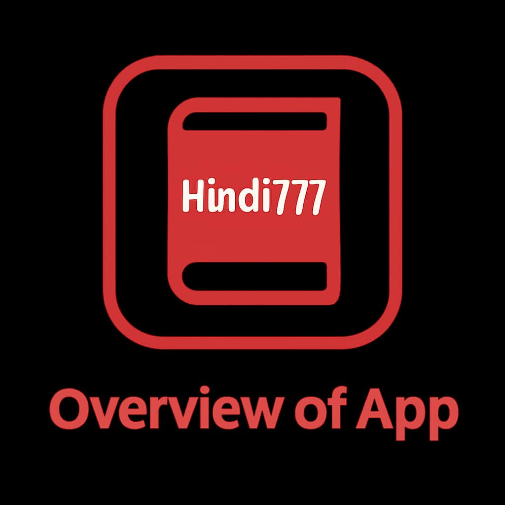 Icon representing Hindi777 app overview.