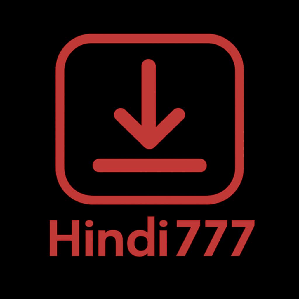 A badge representing the Hindi777 download guide, clearly displaying the text 'Hindi777 Download'.
