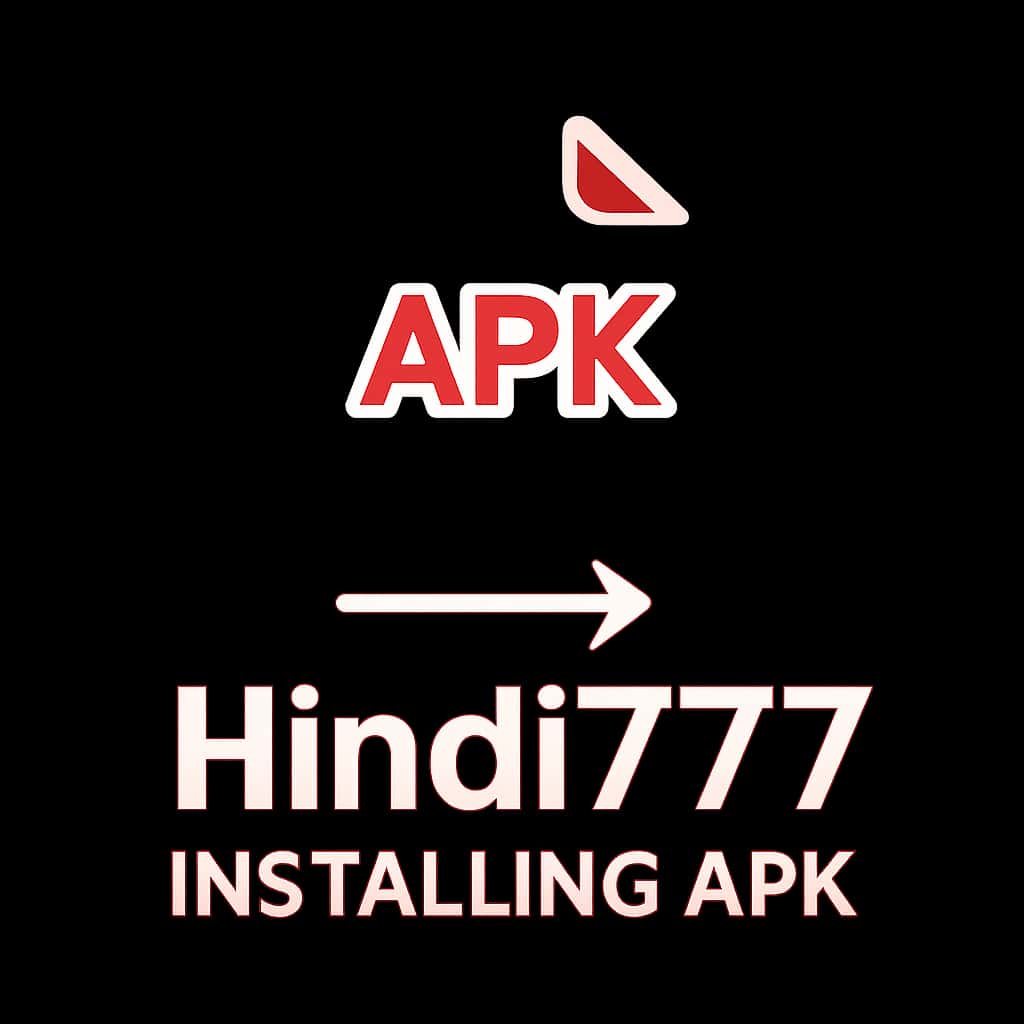 An icon representing the installation of Hindi777 APK.